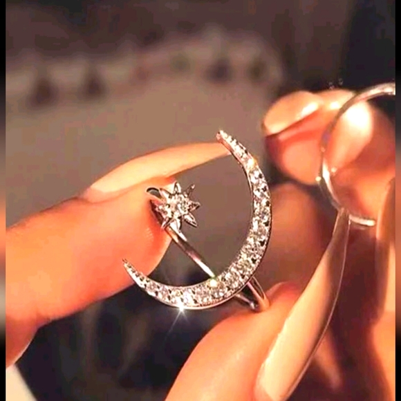 New Moon Ring One Size - Picture 2 of 4